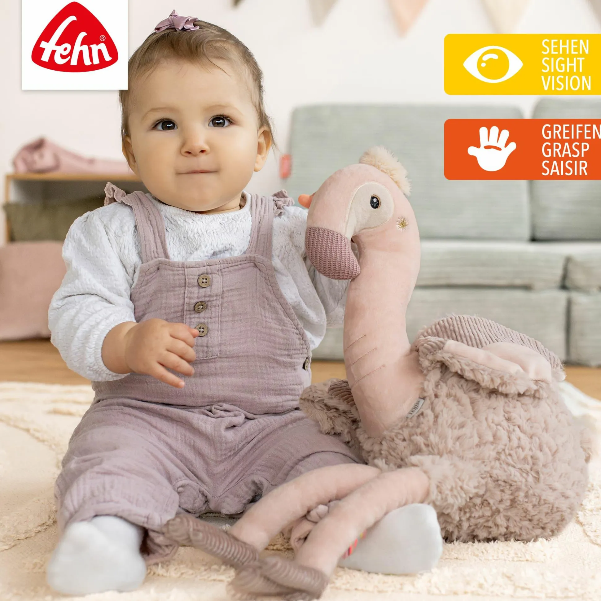 Kuscheltier Flamingo XL