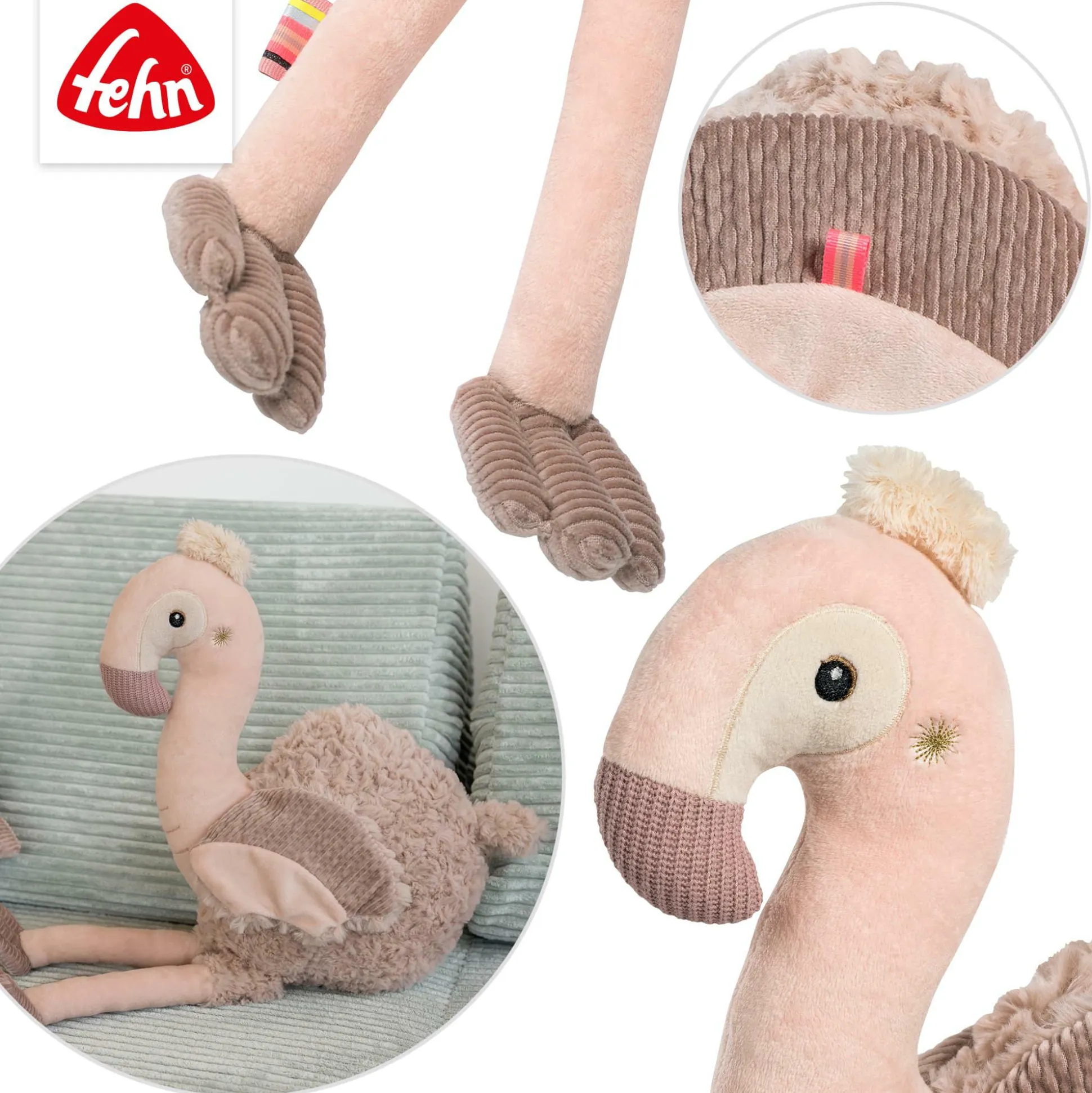 Kuscheltier Flamingo XL