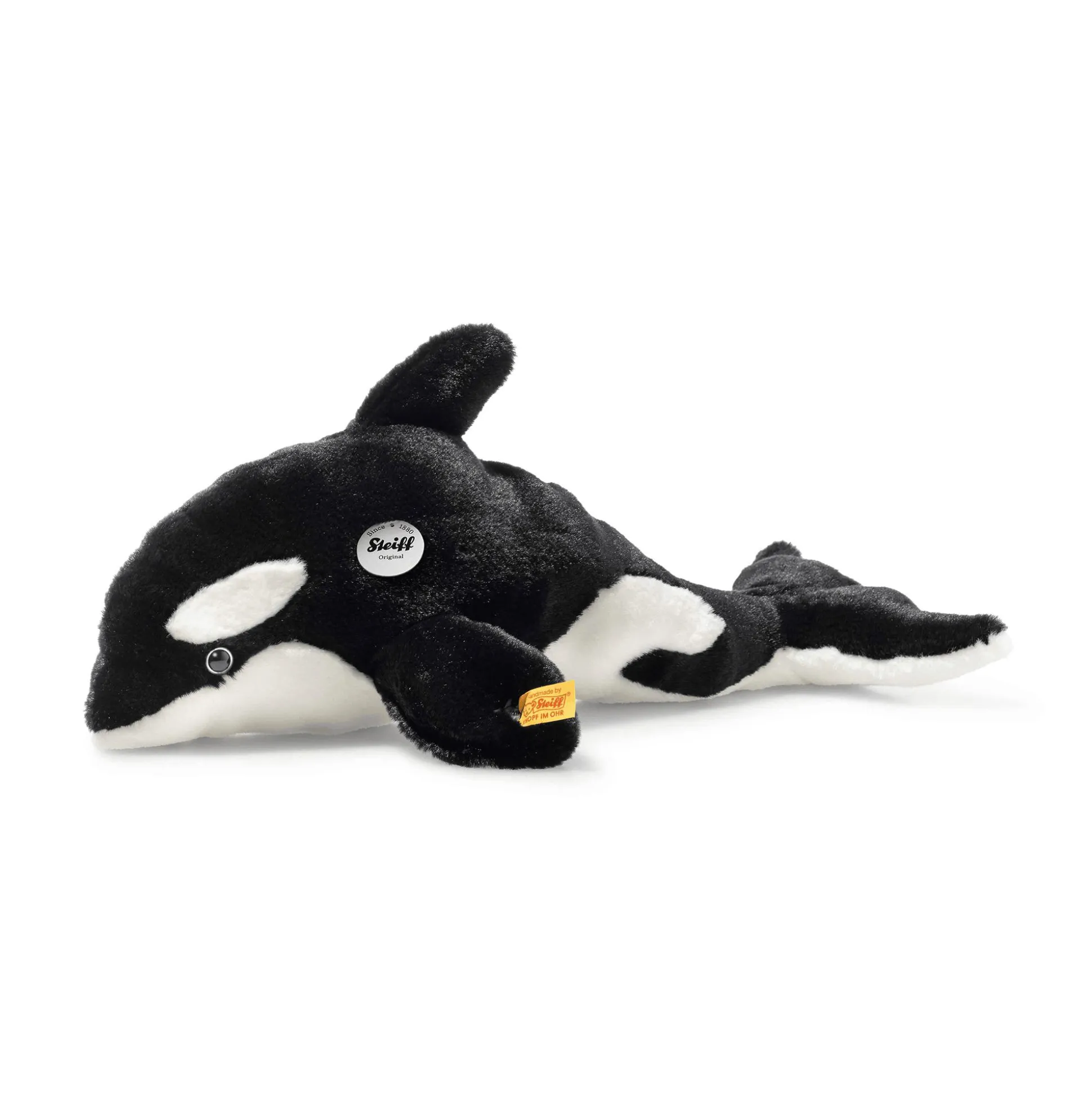 Kuscheltier Ozzie Orca mit Quietsche