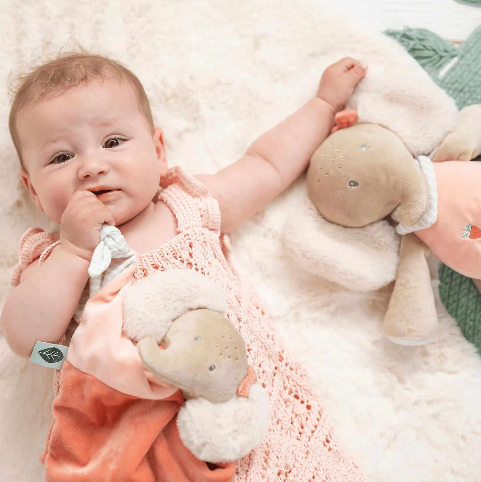 Kuscheltuch Elefant Oli