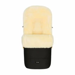 Lammfell Winterfußsack Explore Ebenholz