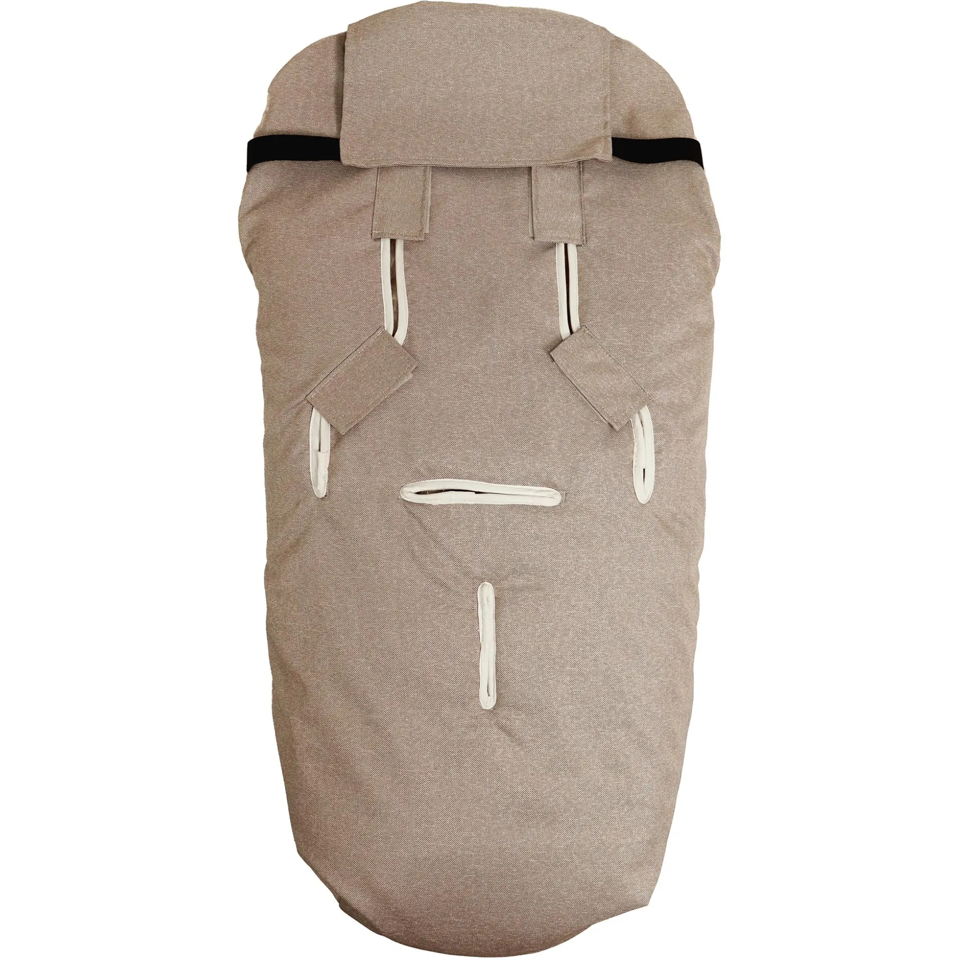 Lammfll Fußsack LOVE THE NATURE Sand Melange