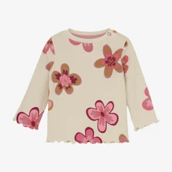 Langarmshirt Blumen