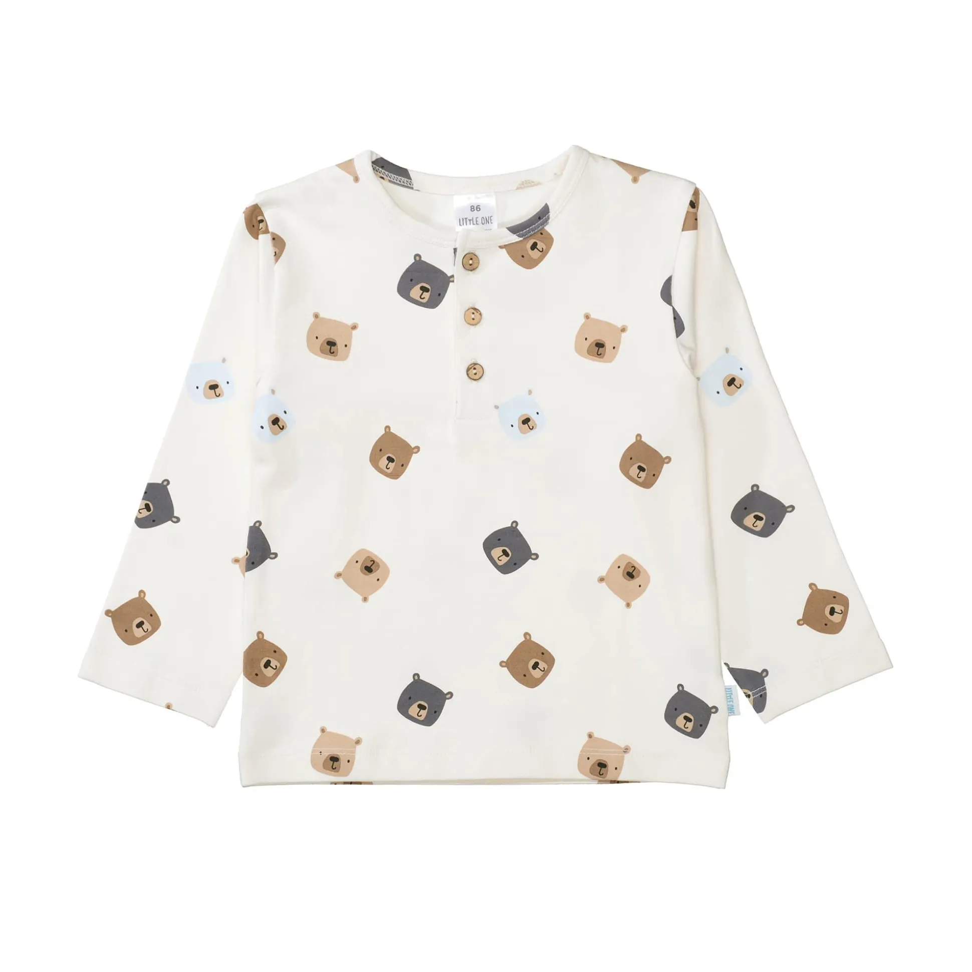 Langarmshirt Bärenköpfe