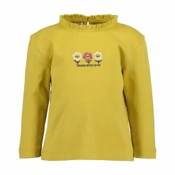 Langarmshirt geblümt