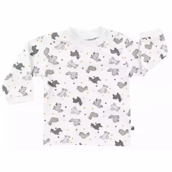 Langarmshirt Lama Bunt