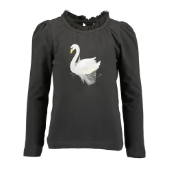 Langarmshirt Schwan