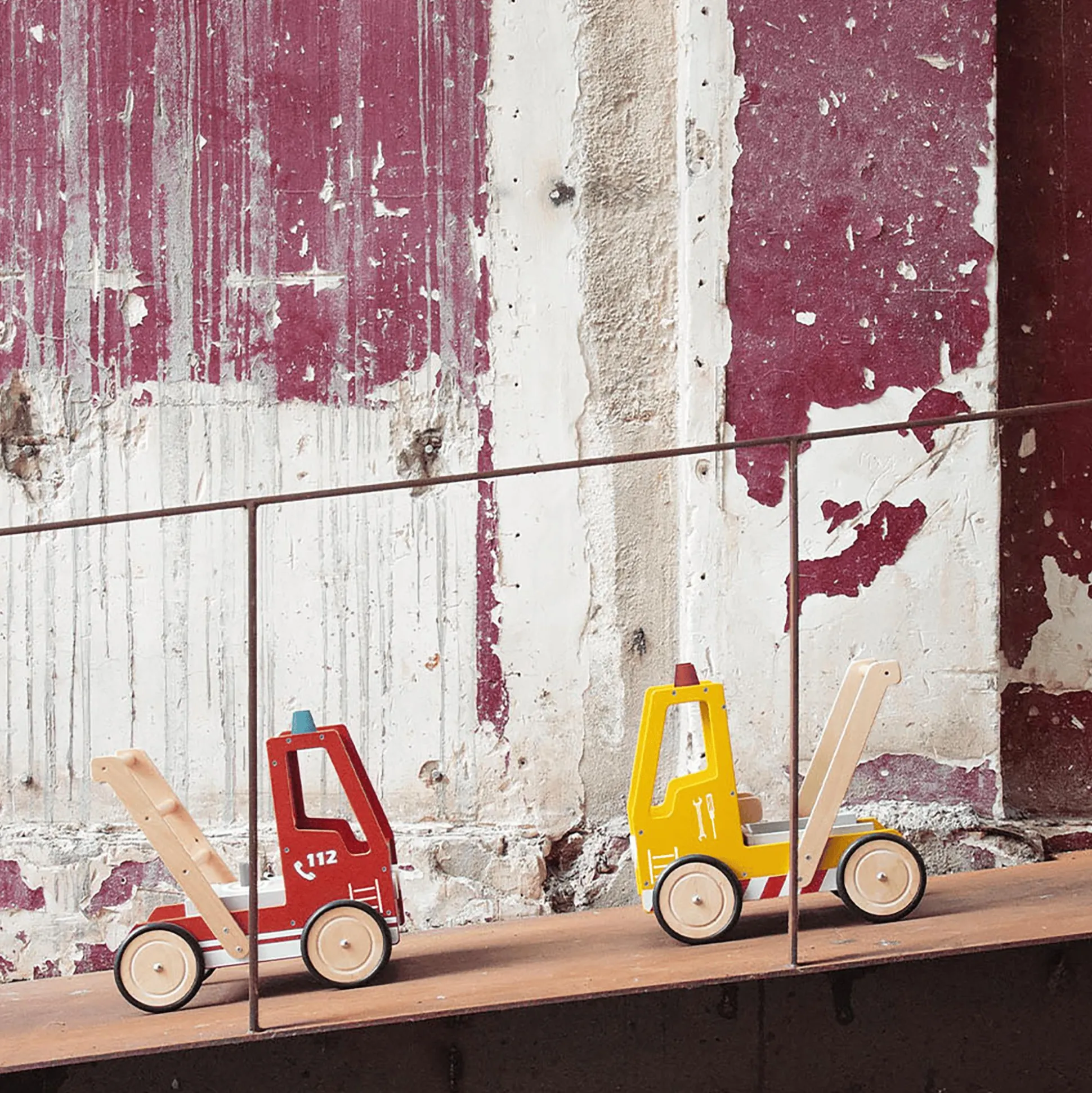 Lauflernwagen Feuerwehrauto Fred