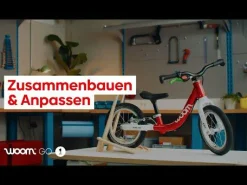 Laufrad Go1+ woom Red