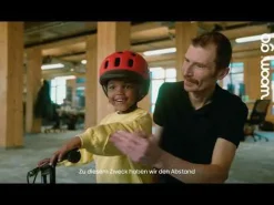 Laufrad Go1+ woom Red