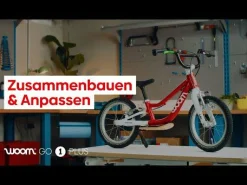 Laufrad Go1 woom Red