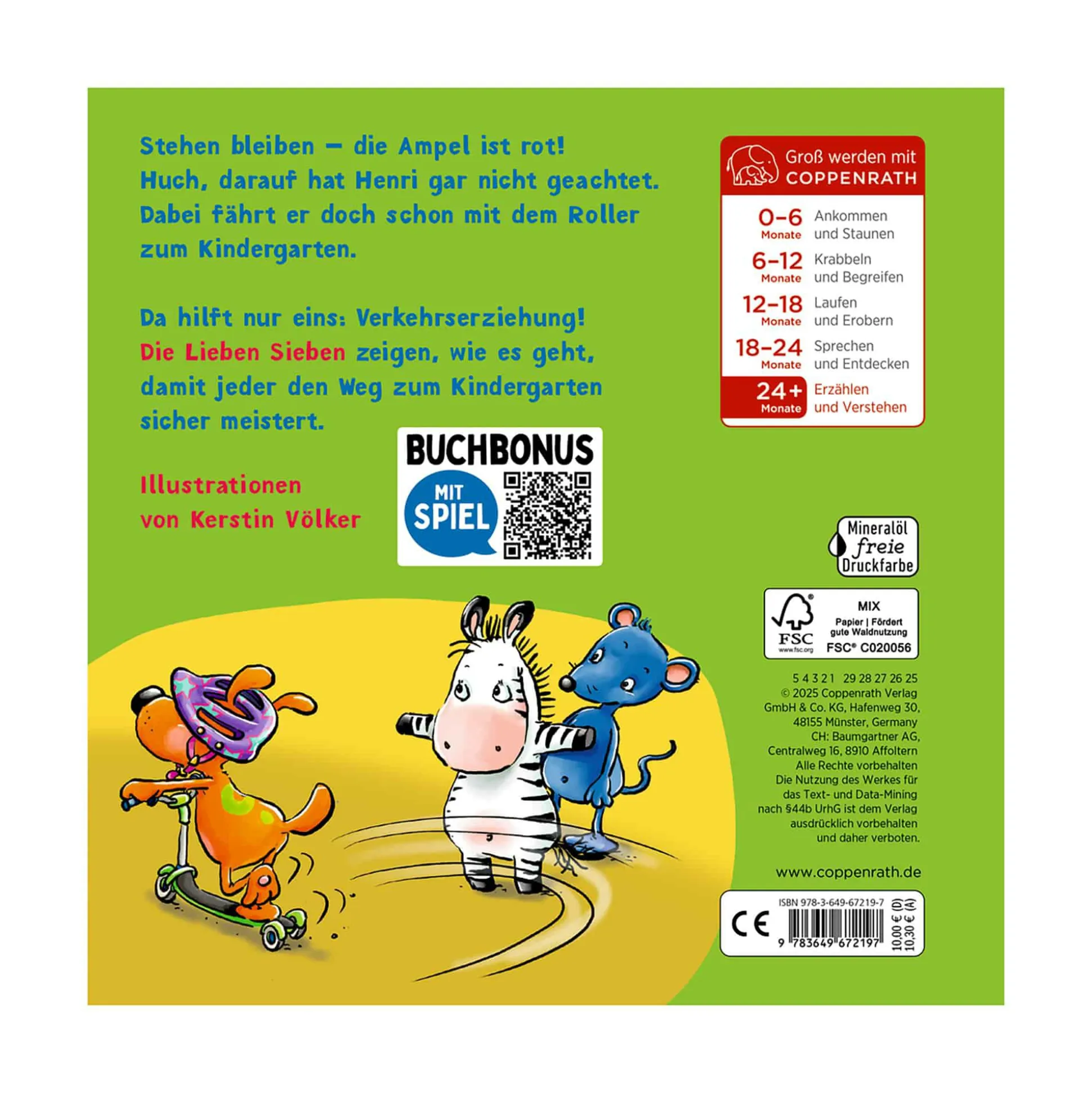 Laufrad, Helm & Zebrastreifen – Die Lieben Sieben: Verkehrserziehung im Kindergarten