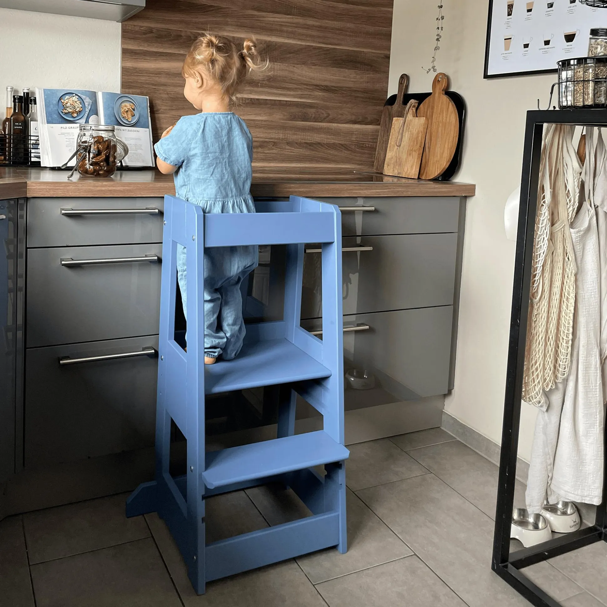 Lernturm Felix Taubenblau