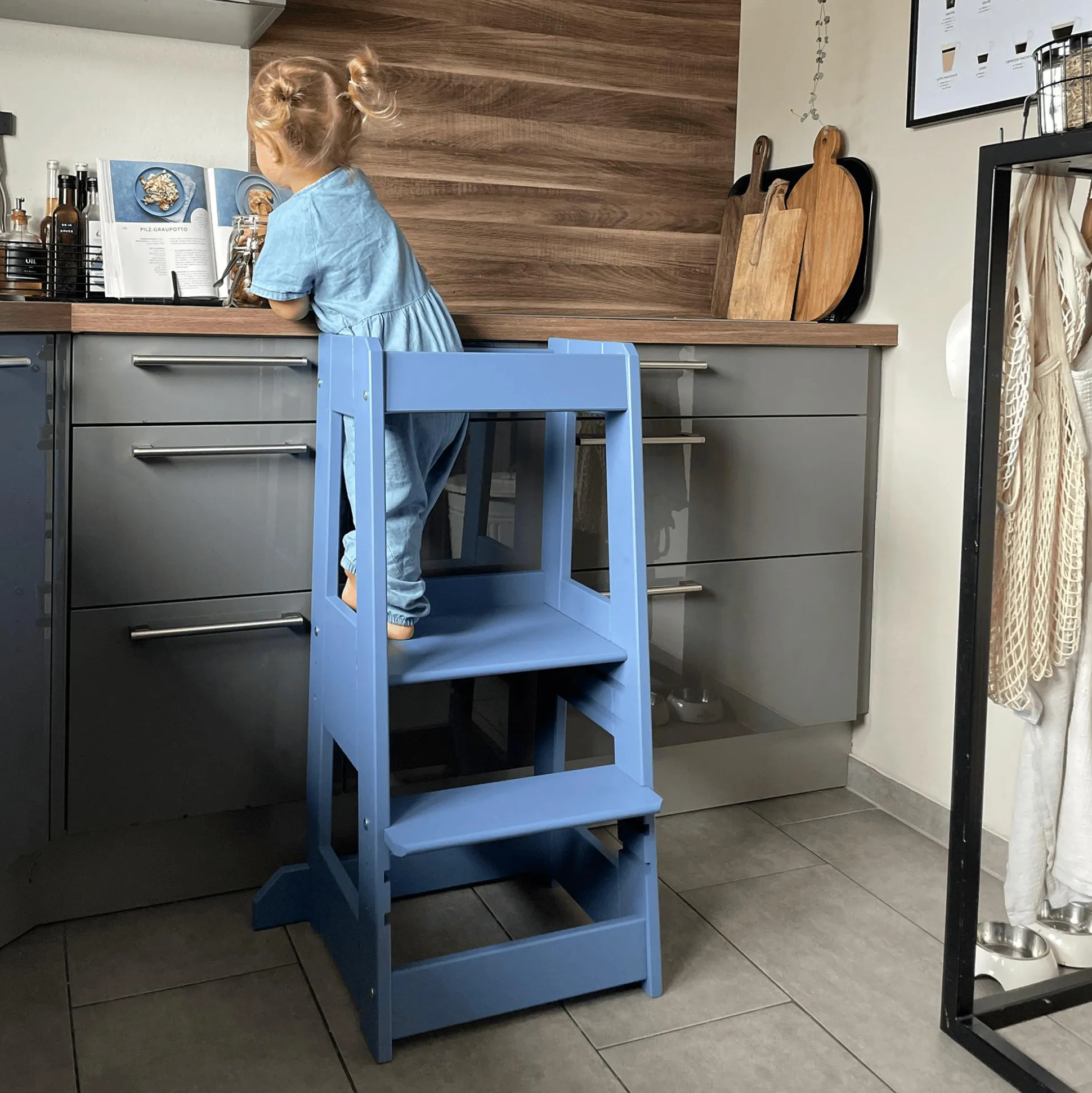 Lernturm Felix Taubenblau