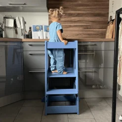 Lernturm Felix Taubenblau