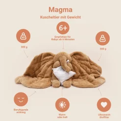 Magma Kuscheltier mit Gewicht