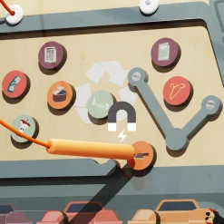 Magnetlabyrinth Abfall-Sortierer