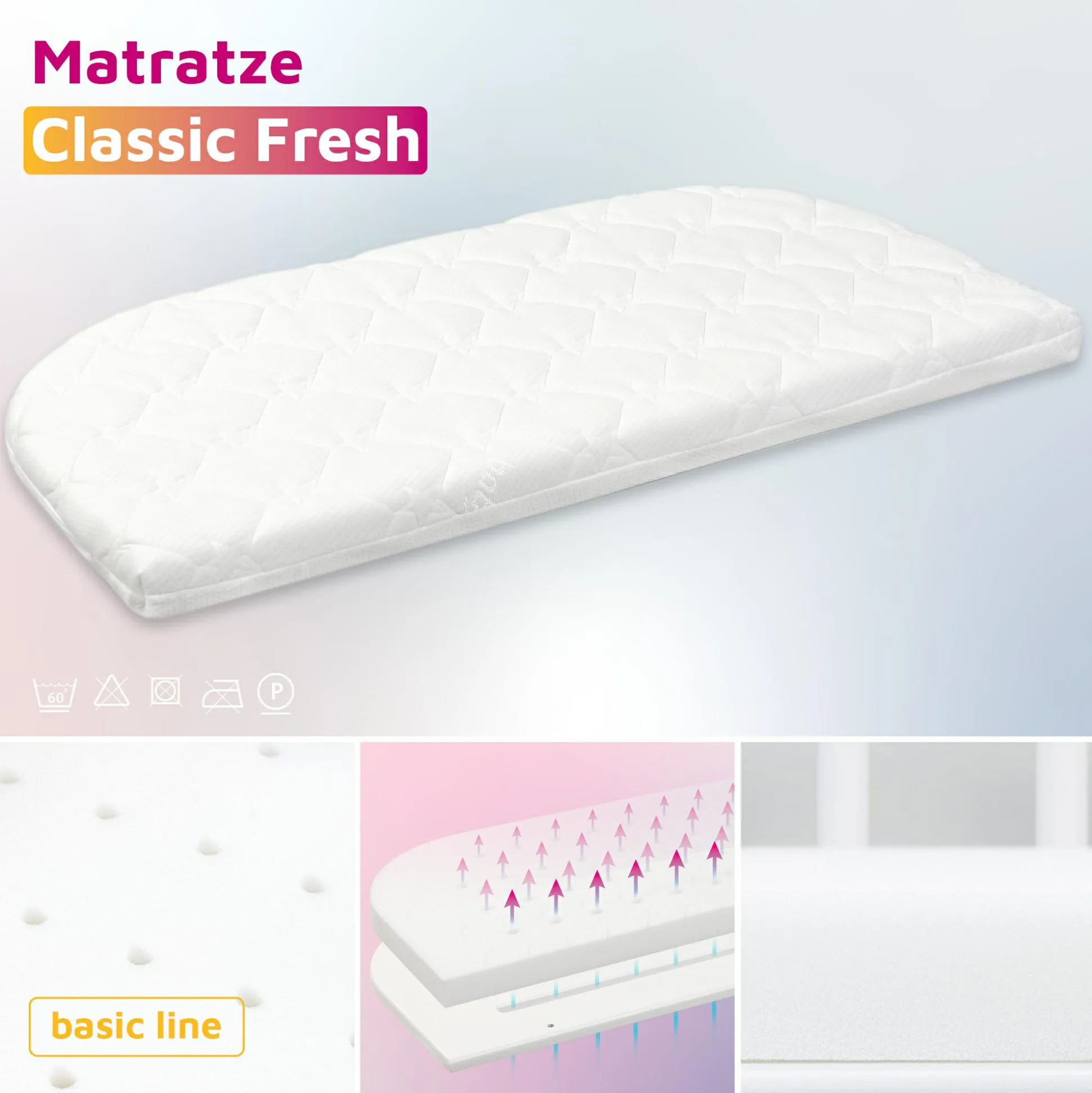 Matratze babybay Classic Fresh