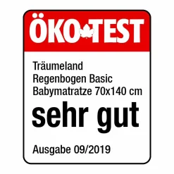 Matratze Regenbogen 70 x 140 cm