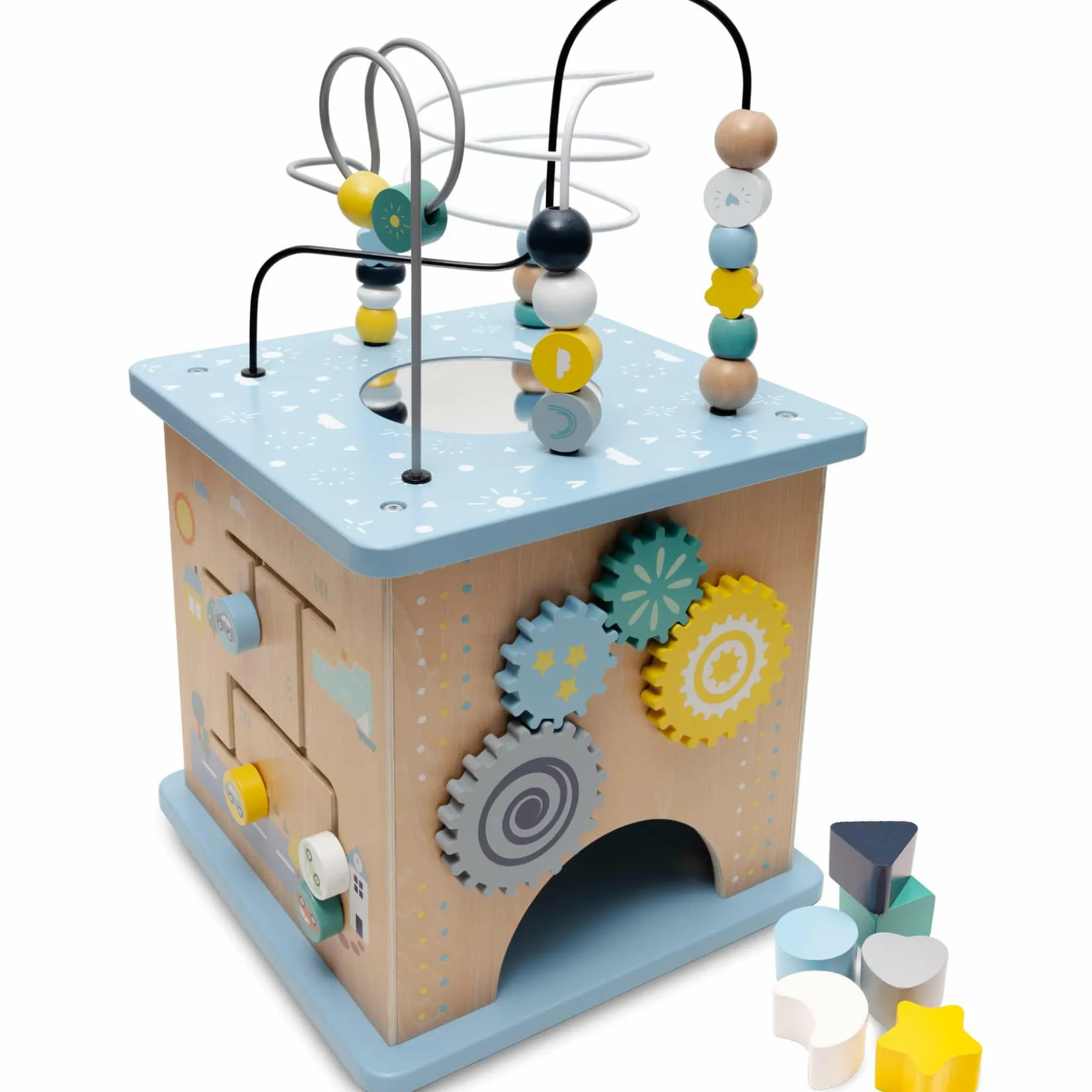 Maxi Motorikwürfel inkl. Verkehrsteppich