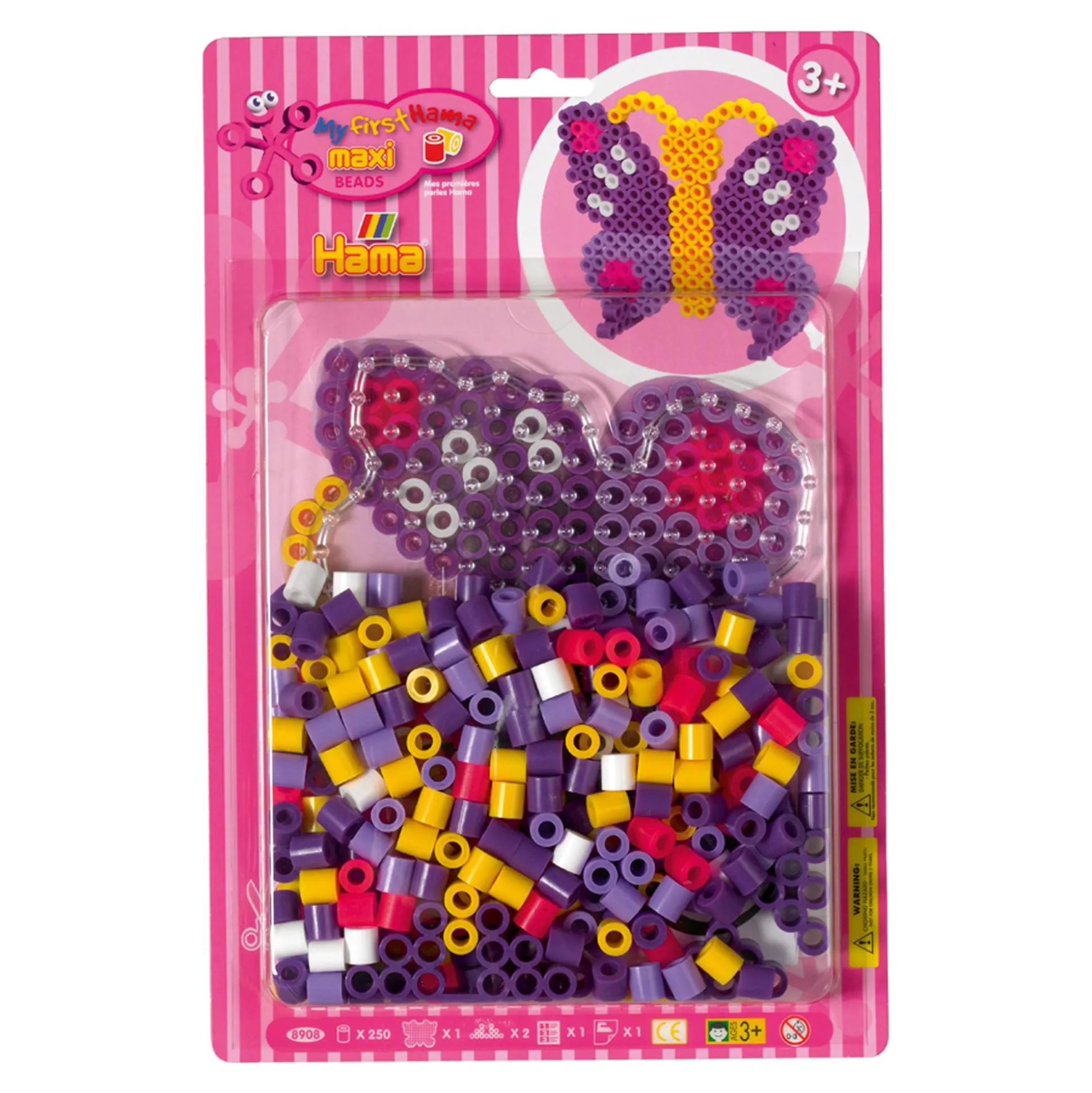 Maxi-Bügelperlen Set Schmetterling