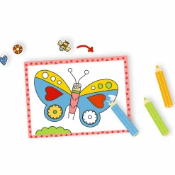 Mein bunter Krabbeltier-Bastelblock