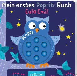 Mein erstes Pop-it-Buch - Eule Emil
