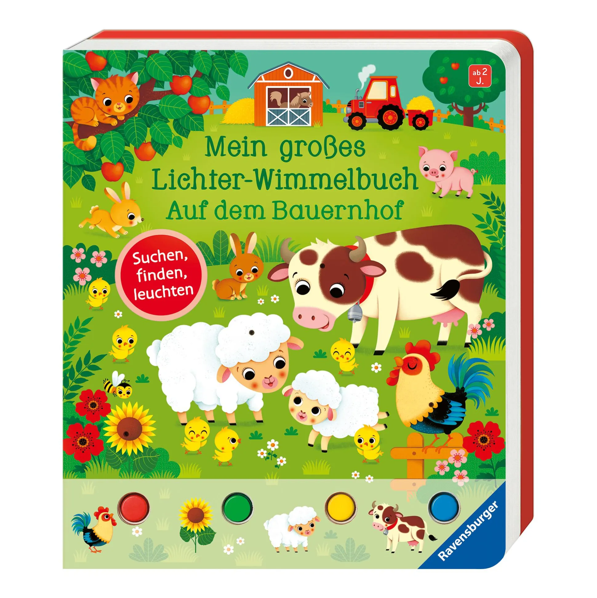 Mein großes Lichter-Wimmelbuch: Auf dem Bauernhof