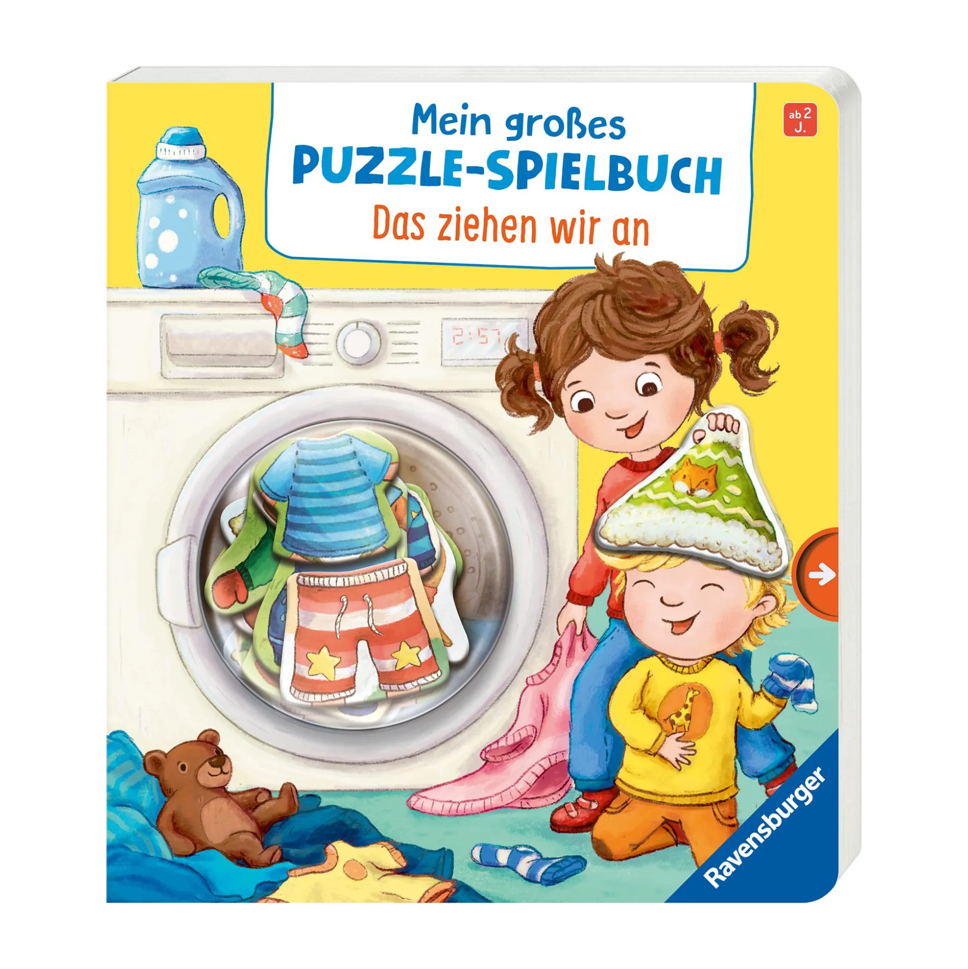 Mein großes Puzzle-Spielbuch: Das ziehen wir an