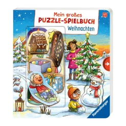 Mein großes Puzzle-Spielbuch: Weihnachten