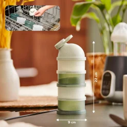 Milchpulverportionierer Babydose Grün