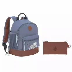 Mini Backpack Adventure Traktor Blue Denim