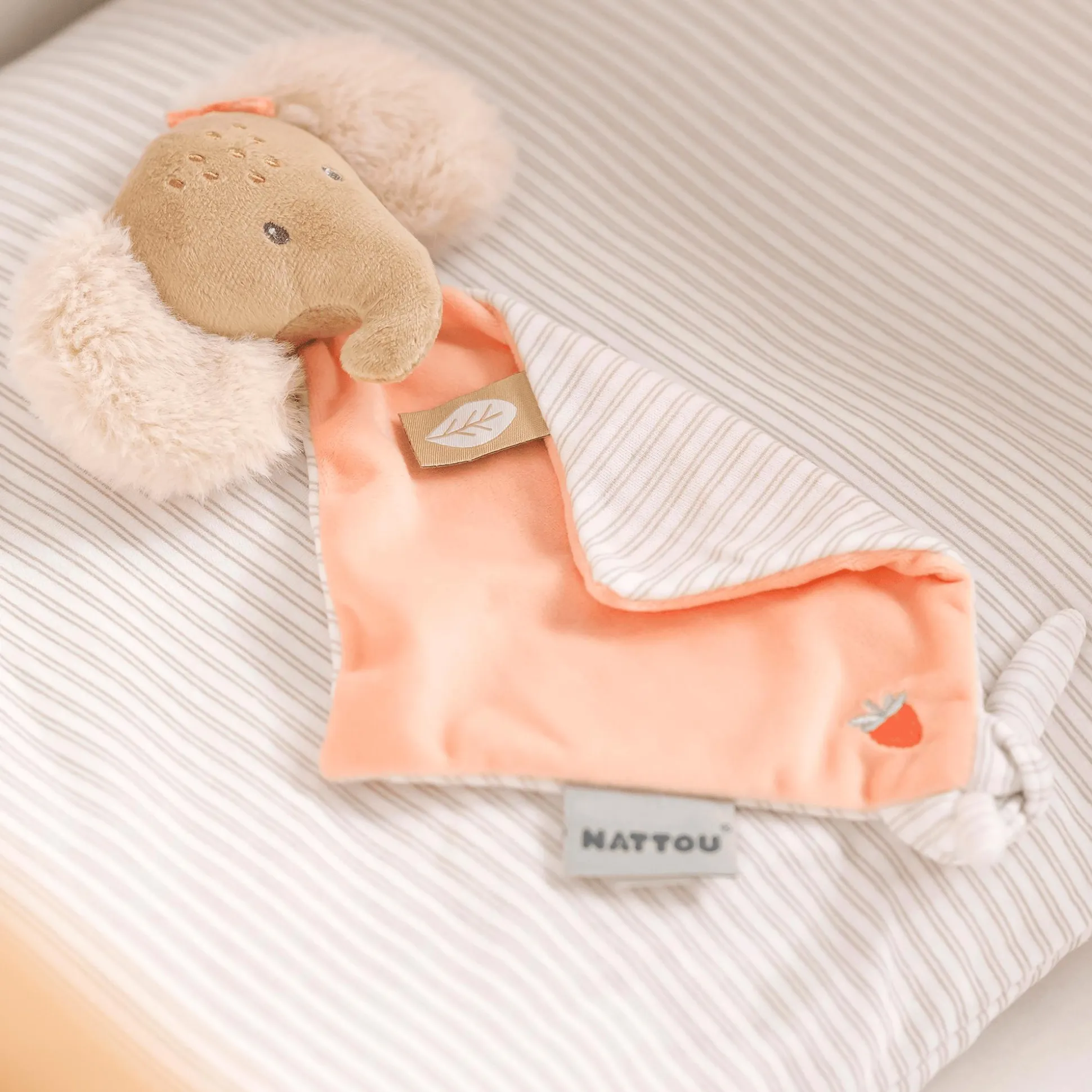 Mini-Kuscheltuch Elefant Oli