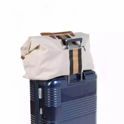 Mommy Bag Wickeltasche Canvas Off White Stripes