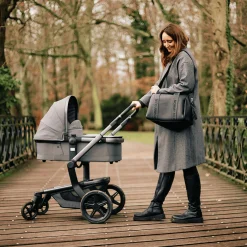 Mommy Club Wickeltasche Simili Leder Schwarz