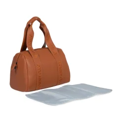 Mommy Club Wickeltasche Simili Leder Braun