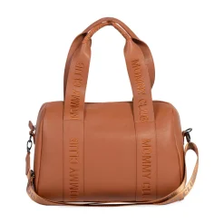 Mommy Club Wickeltasche Simili Leder Braun