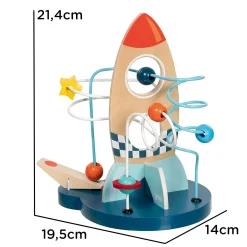 Motorik-Schleife Weltall Orbit mit Galaxie-Katapult