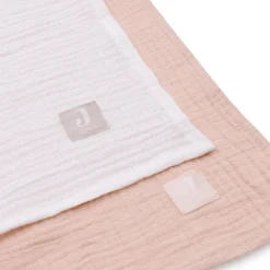 Mulltücher Wild Rose/Ivory 115 x 115 cm