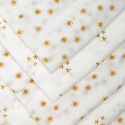 Mulltücher 80x80 5er Sonne