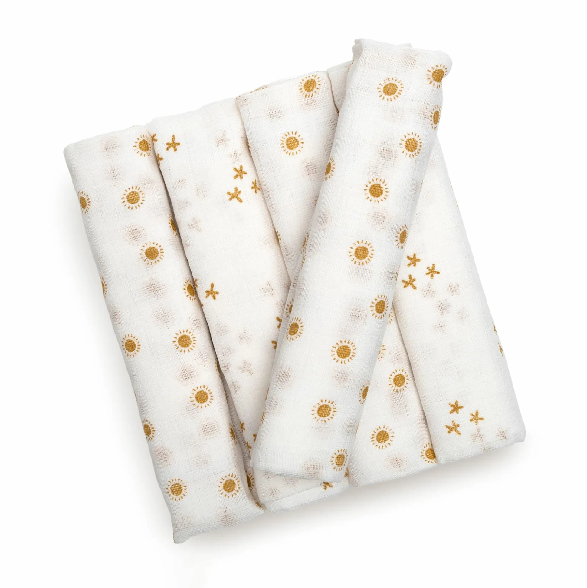 Mulltücher 80x80 5er Sonne