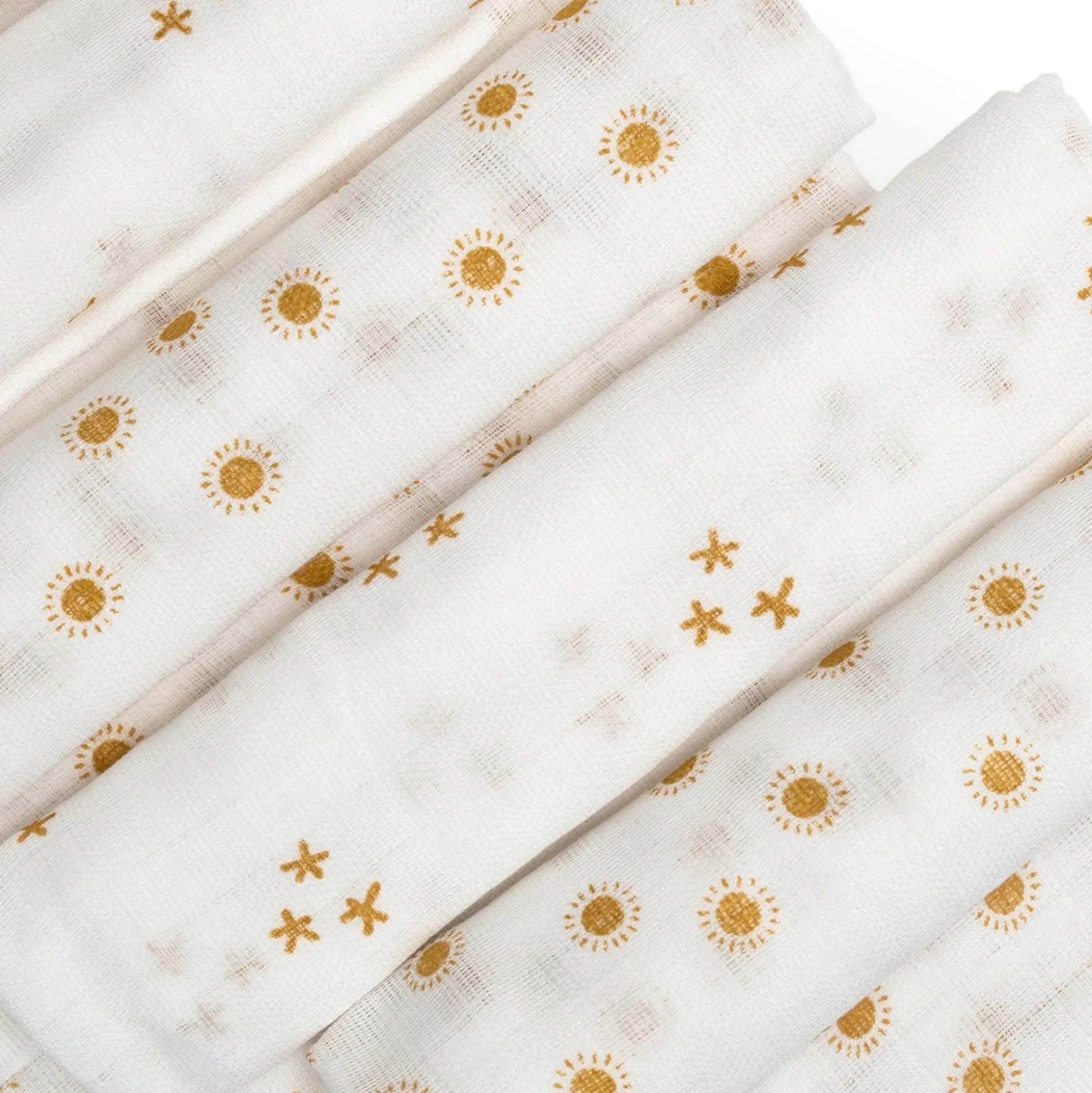 Mulltücher 80x80 5er Sonne