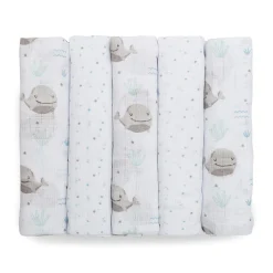 Mulltücher 80x80 5er Wal