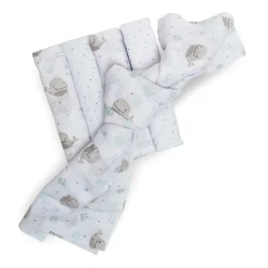 Mulltücher 80x80 5er Wal