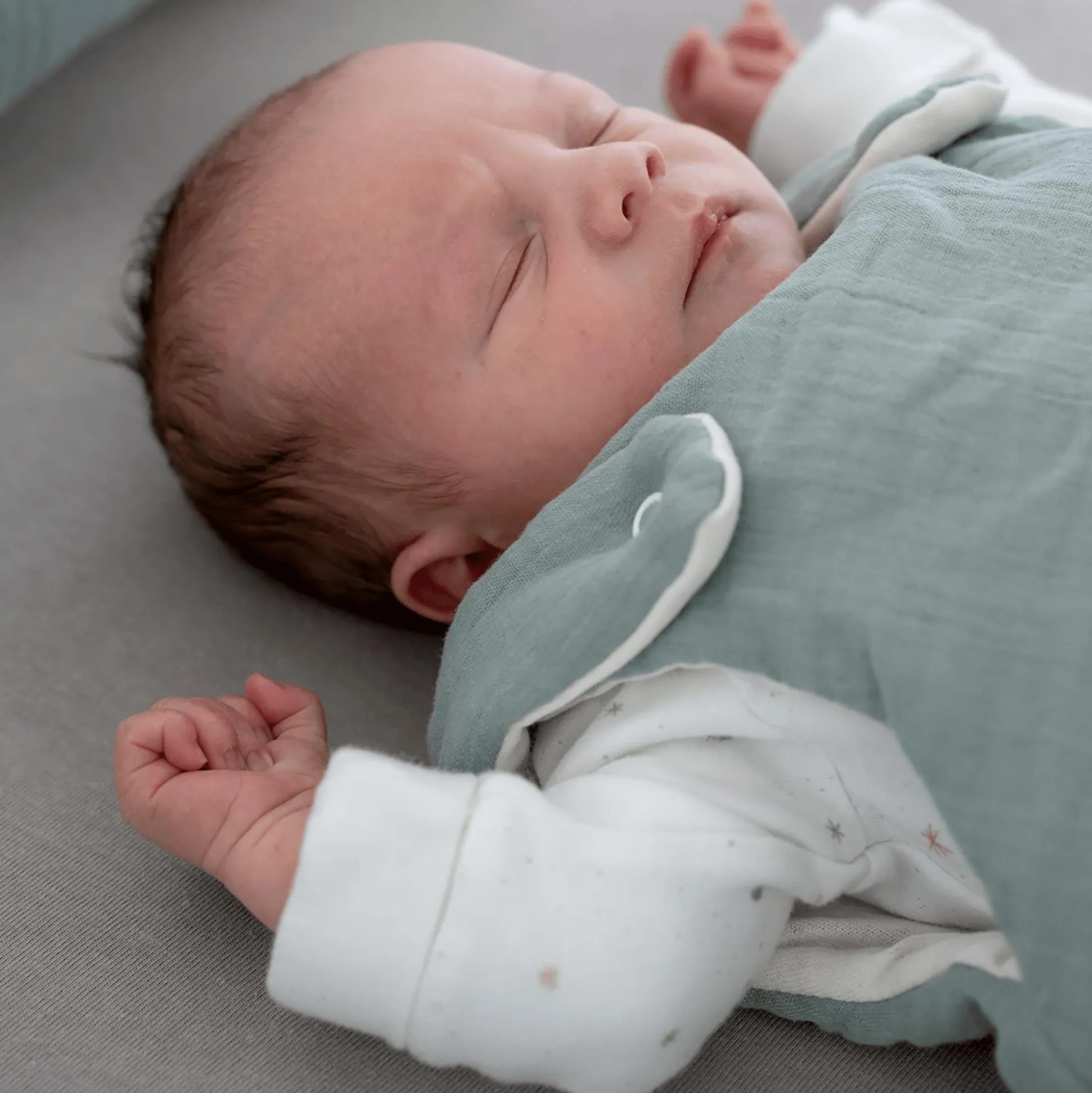 Musselin-Babyschlafsack Gr. 62/68