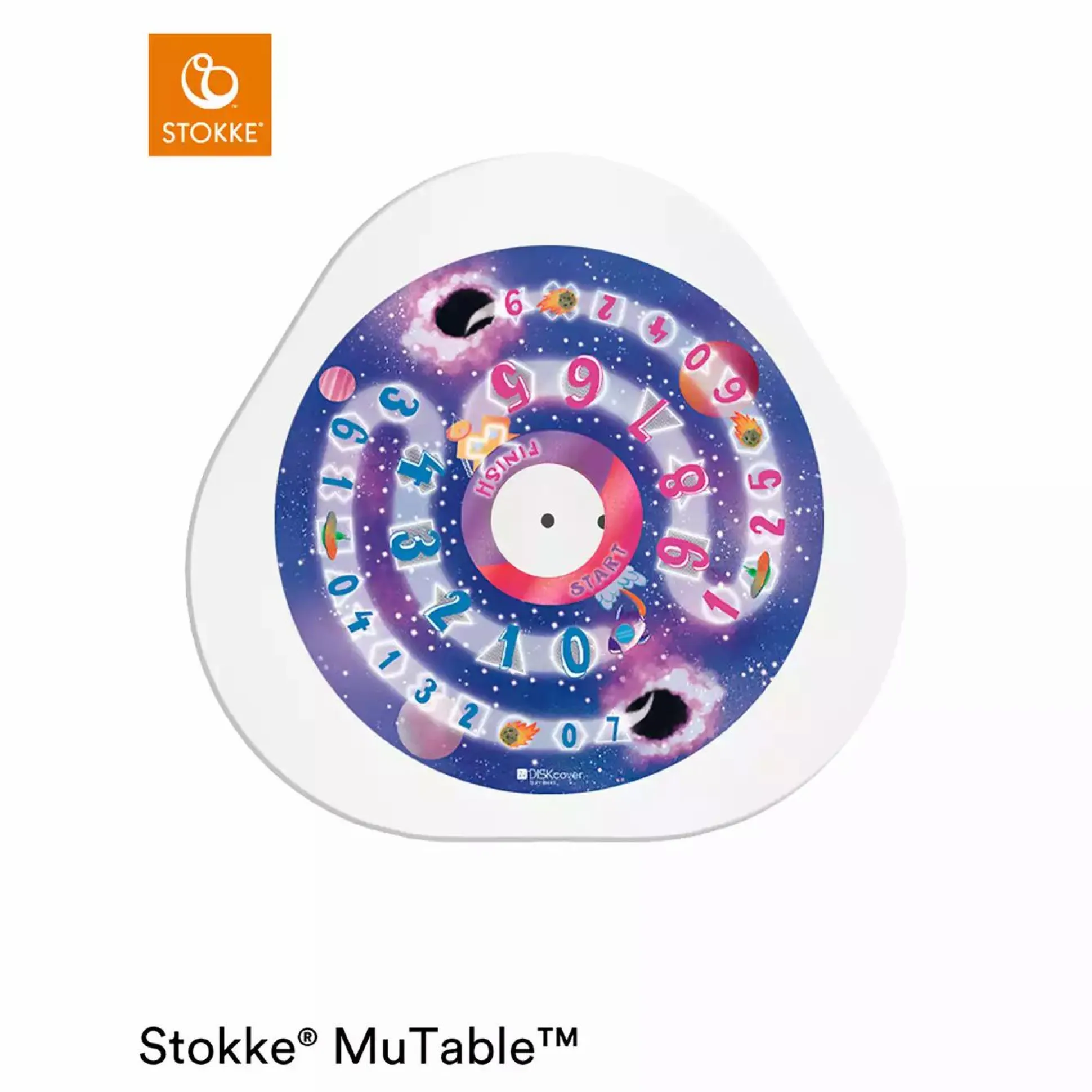 MuTable DISKcover Spielscheibe Buchstaben & Zahlen