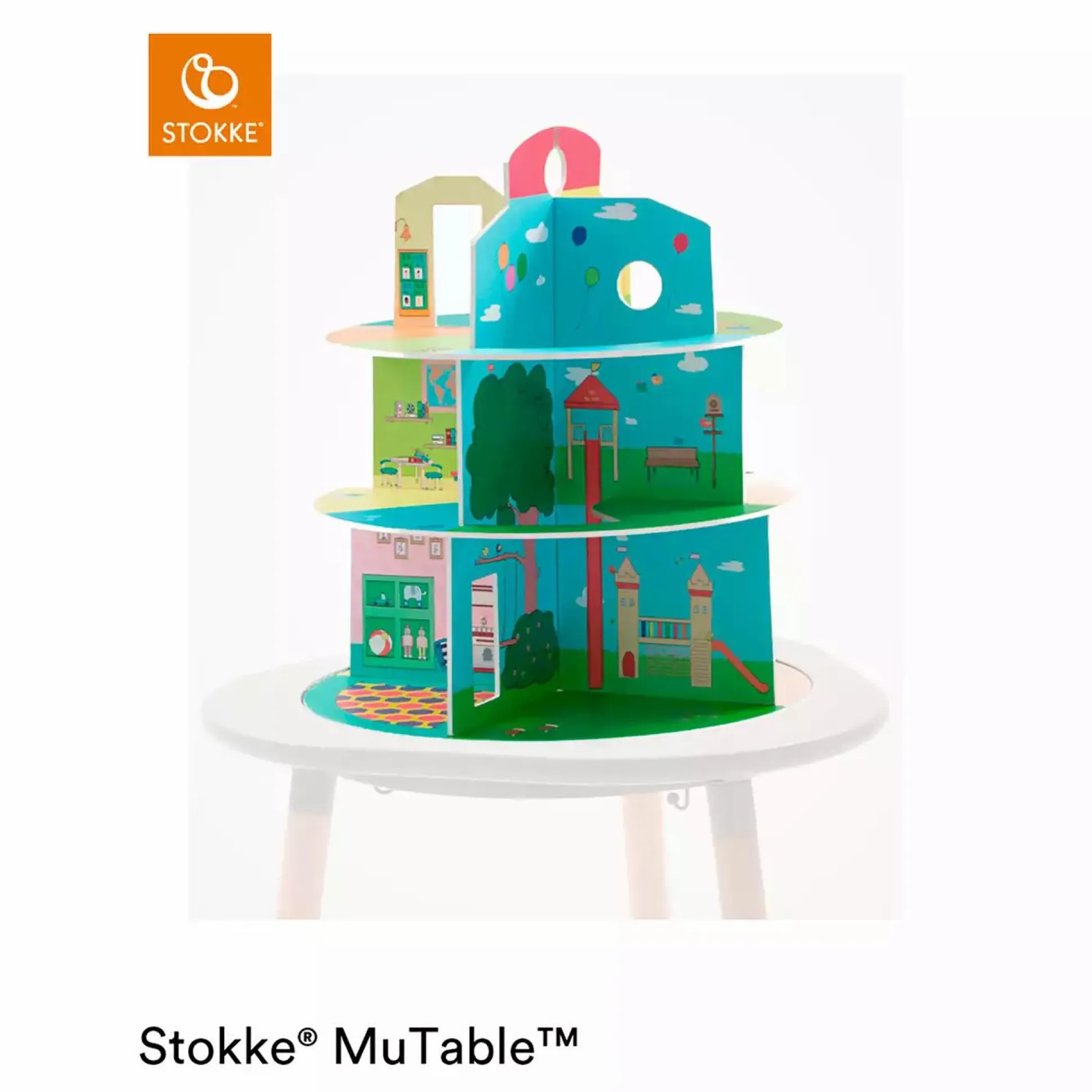 MuTable Szenarien - Dolls Wooden Playhouse