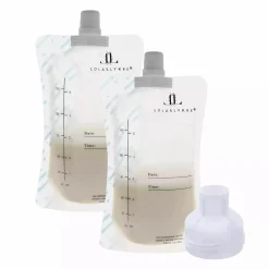 Muttermilchbeutel mit Adapter