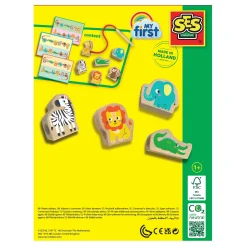 My first - Holztiere-Perlen auffädeln