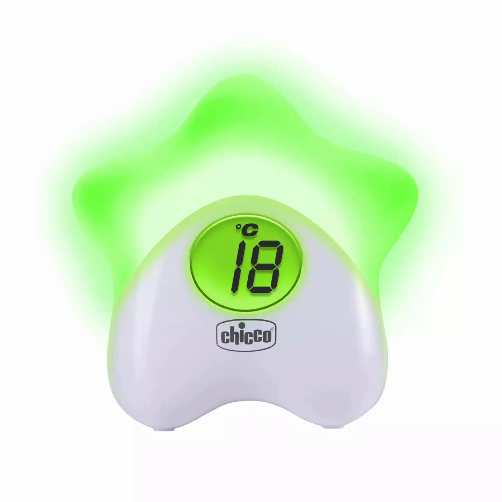 Nachtlicht-Thermometer Stern